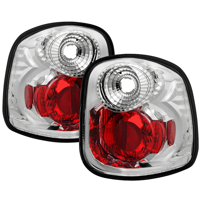 Ford F150 Flareside 97-00 Euro Style Tail Lights - Chrome