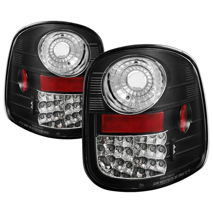 Ford F150 Flareside 97-03 LED Tail Lights - Black