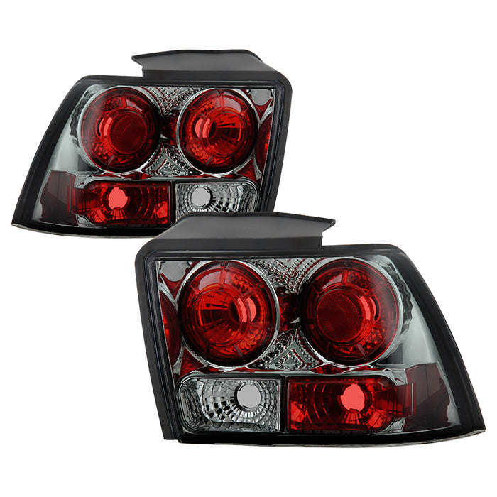 Ford Mustang 99-04 (will not fit the Cobra model) Euro Style Tail Lights - Smoke