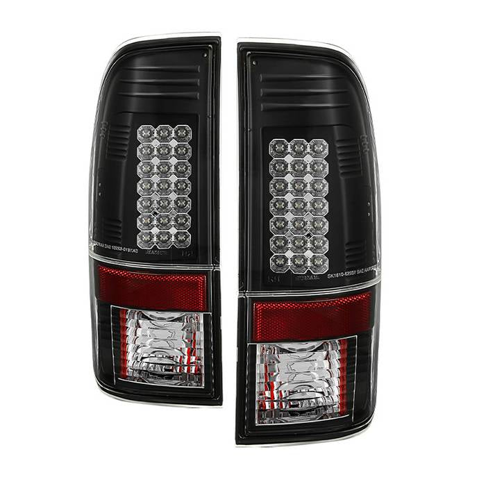 Ford Super Duty F-250/ F-350/ F-450 08-16 LED Tail Lights - Black