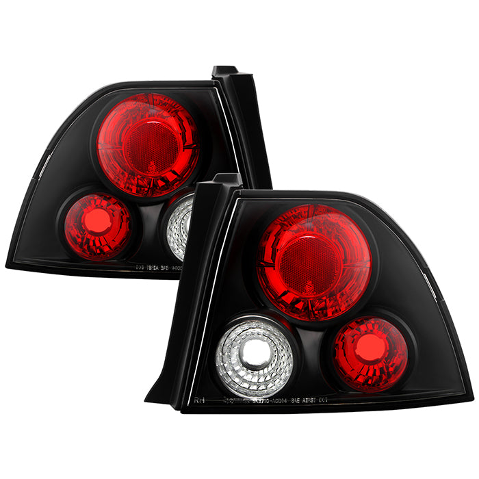 Honda Accord 94-95 Euro Style Tail Lights - Black