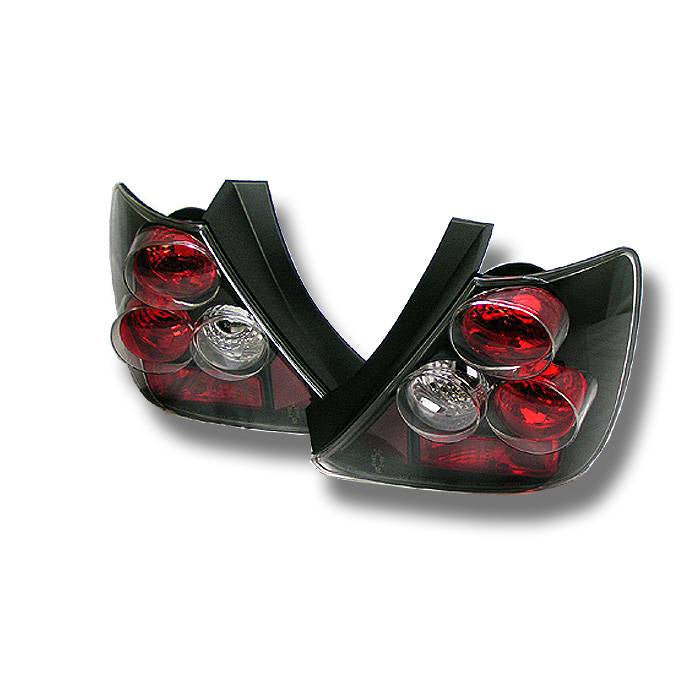 Honda Civic Si 03-05 Hatchback 3DR Euro Style Tail Lights - Black