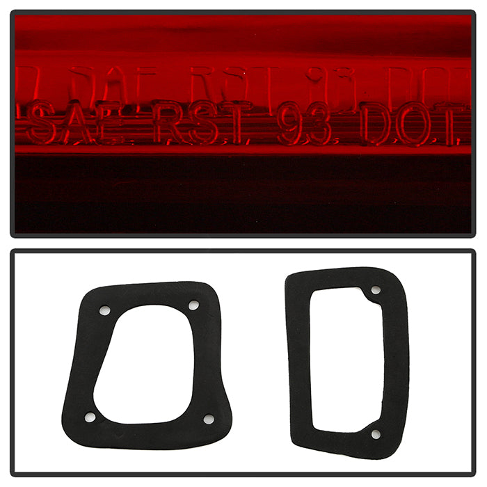 Honda Civic 96-98 4Dr LED Tail Lights - Red Smoke – Spyder Auto