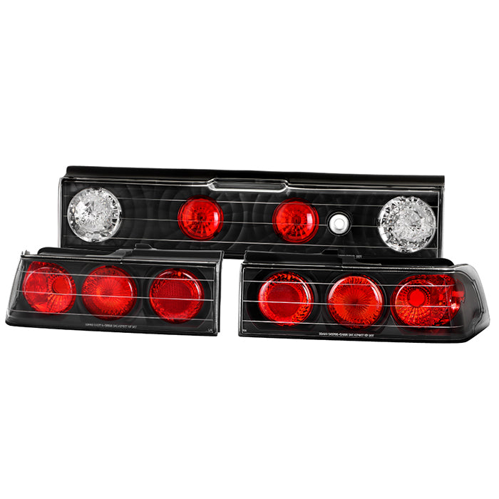 Honda CRX 88-91 Euro Style Tail Lights - Black