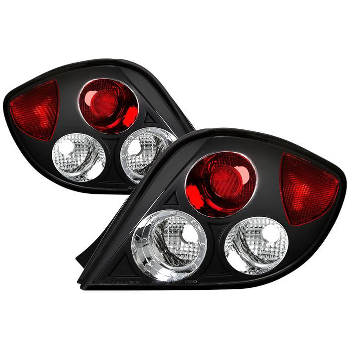 Hyundai Tiburon 03-05 Euro Style Tail Lights - Black