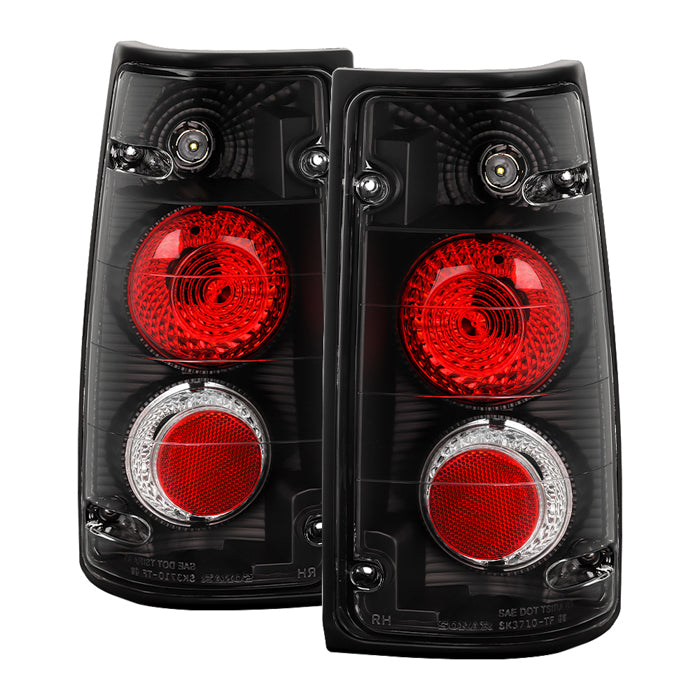 Isuzu Rodeo 91-97 / Isuzu Amigo 89-94 Euro Style Tail Lights - Black