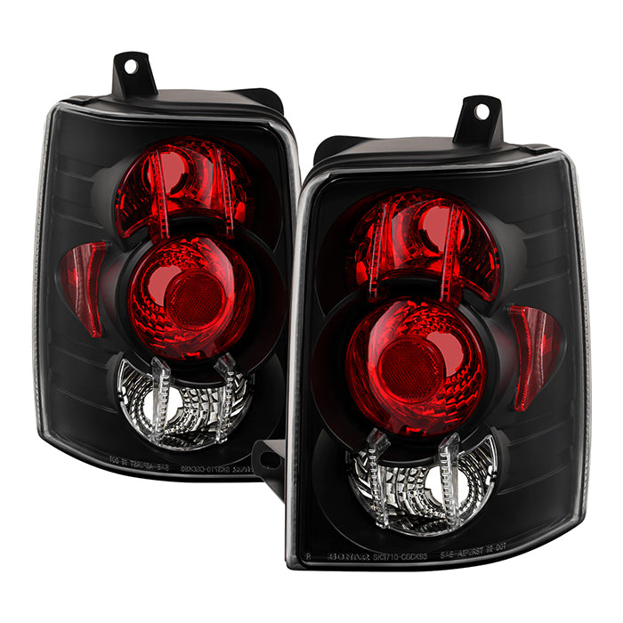 Jeep Grand Cherokee 93-98 Euro Style Tail Lights - Black