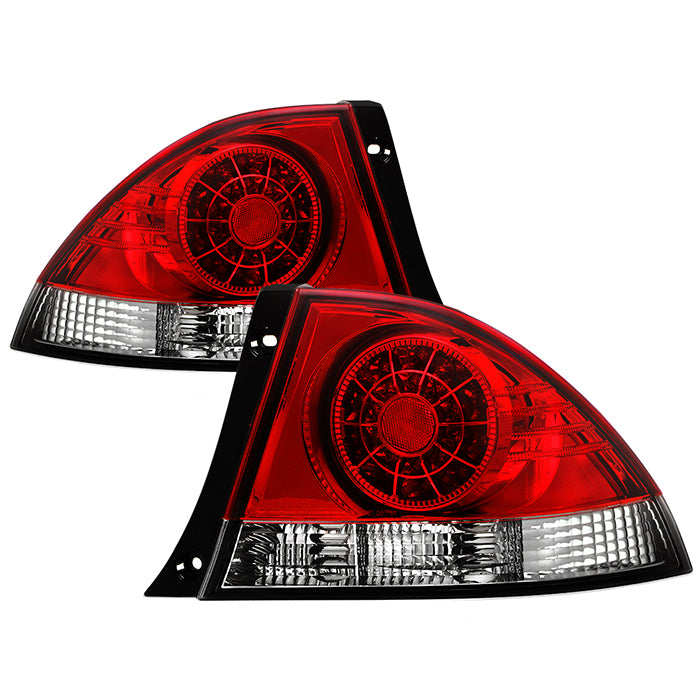 Lexus IS 300 01-03 LED Tail Lights - Red Clear