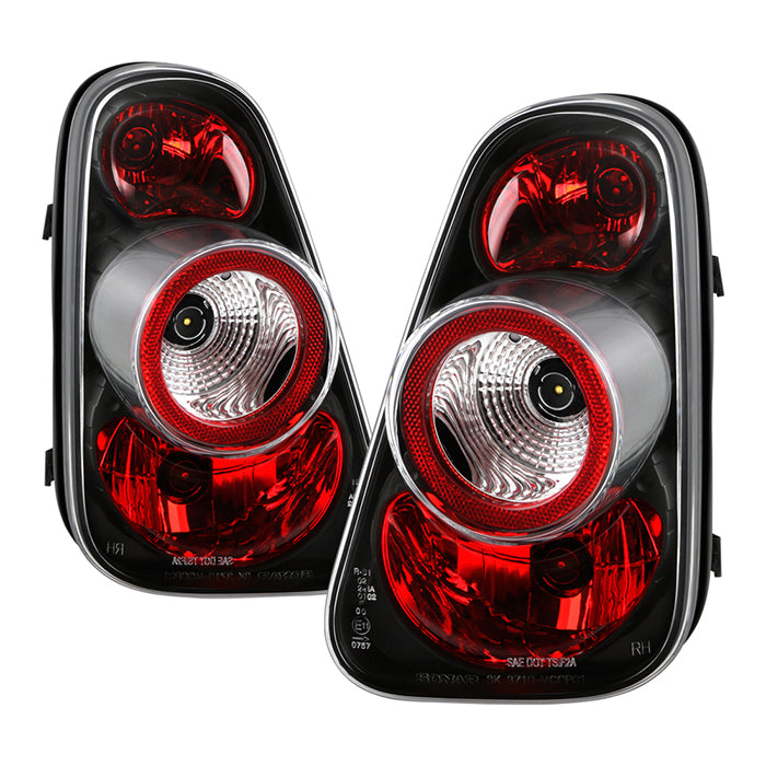 Mini Cooper 02-06 / Cooper Convertibles 05-08 Euro Style Tail Lights - Black