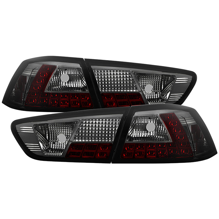 Mitsubishi Lancer / Evolution X 08-14 ( Will Not Fit SportBack ) LED Tail Lights - Smoke