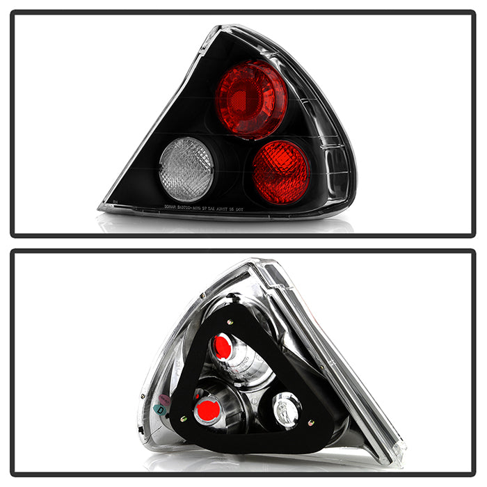 Mitsubishi Mirage 99-02 2/4Dr Euro Style Tail Lights - Black