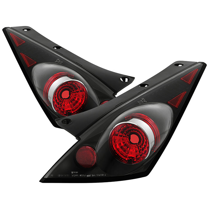 Nissan 350Z 03-05 Euro Style Tail Lights - Black