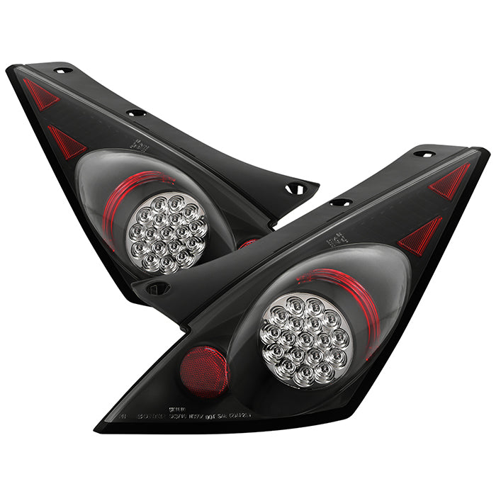 Nissan 350Z 03-05 LED Tail Lights - Black