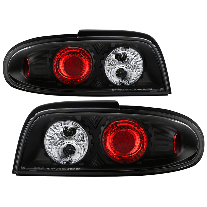 Nissan Altima 93-97 Euro Style Tail Lights - Black