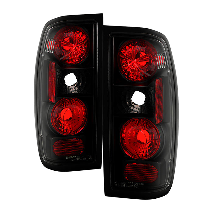 Nissan Frontier 98-00 Euro Style Tail Lights - Black