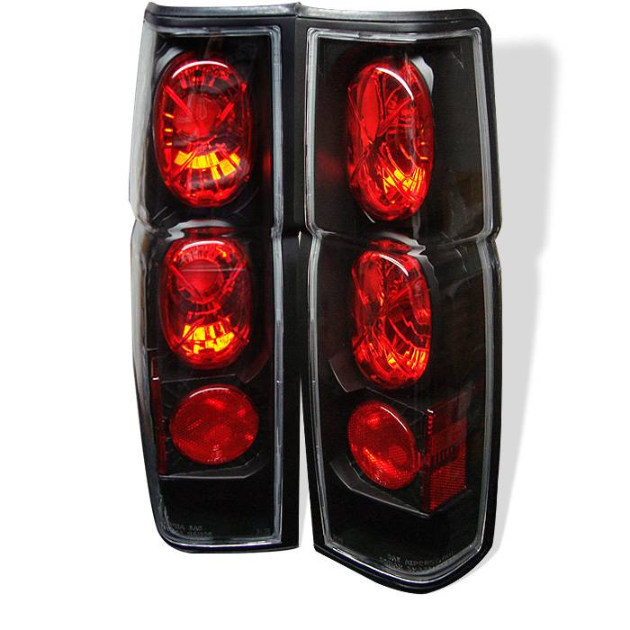 Nissan Hardbody 86-97 Euro Style Tail Lights - Black