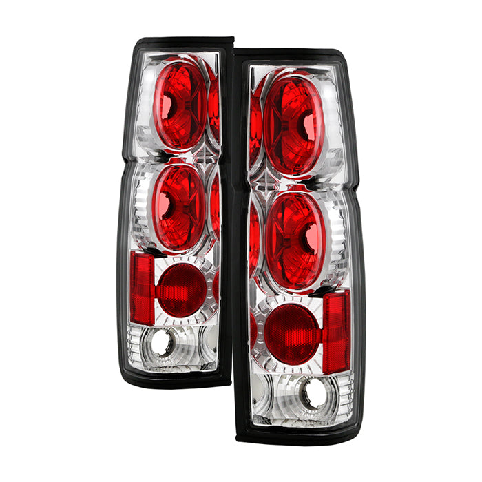 Nissan Hardbody 86-97 Euro Style Tail Lights - Chrome