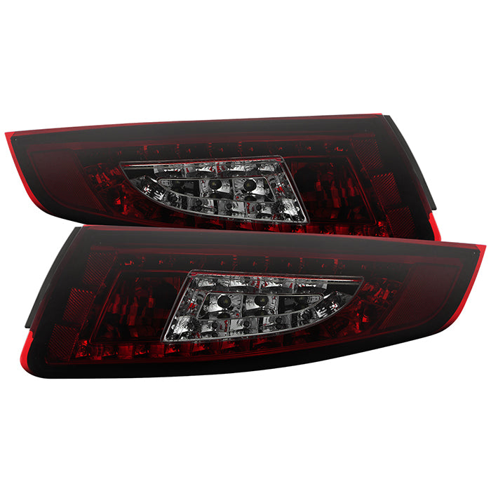 Porsche 997 05-08 LED Tail Lights - Red Smoke