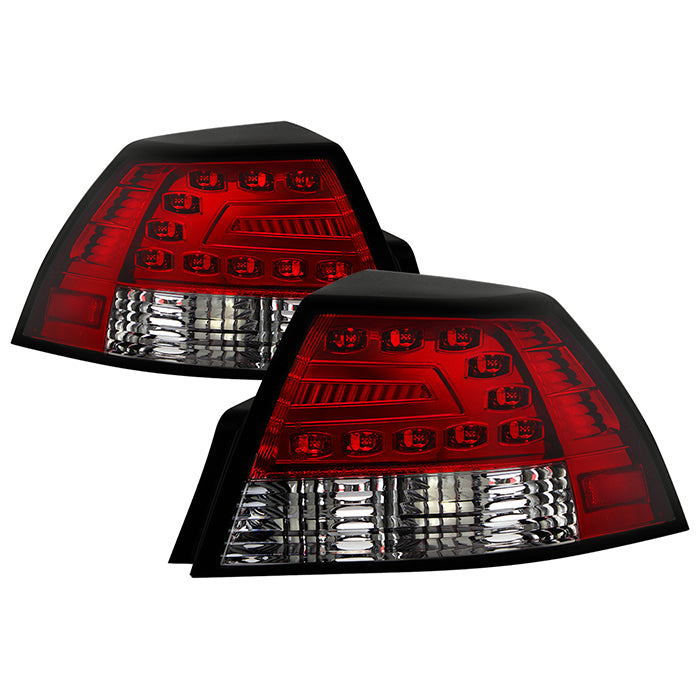 Pontiac G8 08-09 (1157 & 3157 plug included within the housing) LED Tail Lights - Red Clear