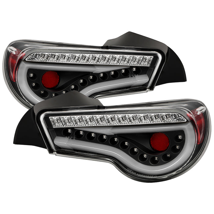 Scion FRS 12-16 / Subaru BRZ 12-18 Light Bar (sequential turn signal) LED Tail Lights - Black