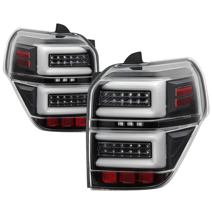 ( Spyder ) Toyota 4Runner 2010 - 2023 LED Tail Lights - Sequential Turn Signal - Black