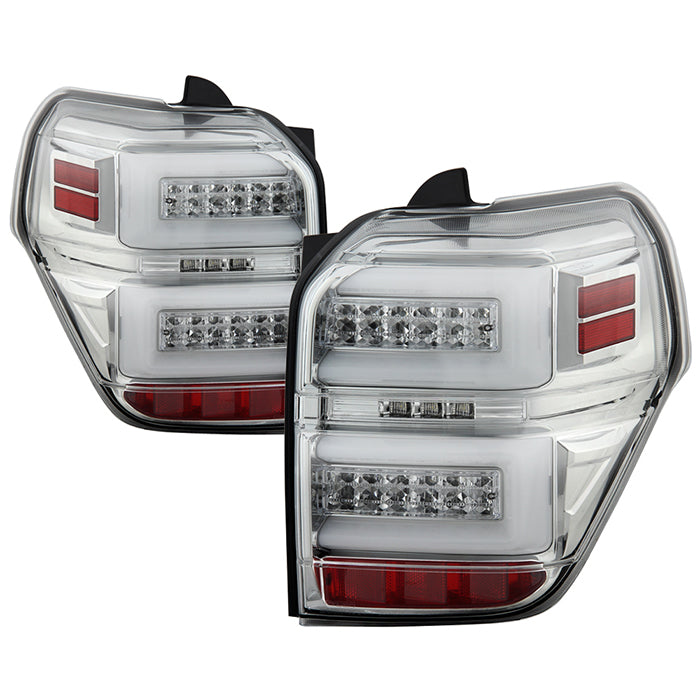 ( Spyder ) Toyota 4Runner 2010 - 2023 LED Tail Lights - Sequential Turn Signal - Chrome