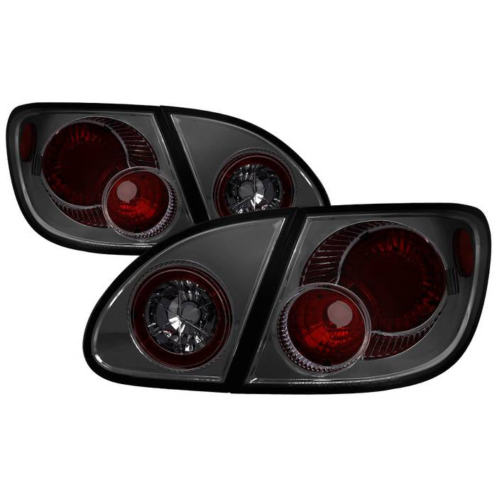 Toyota Corolla 03-08 Euro Style Tail Lights - Smoke