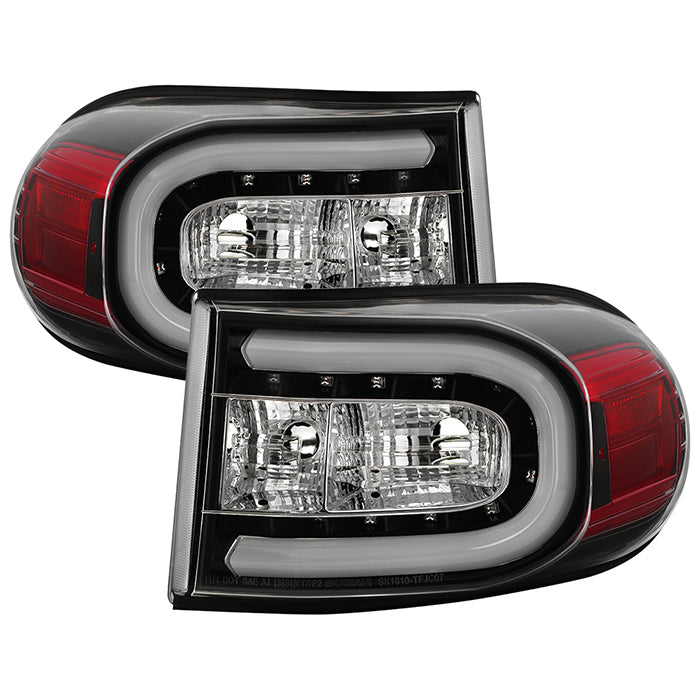 Toyota FJ Cruiser 07-13 Light Bar LED Tail Lights - Black