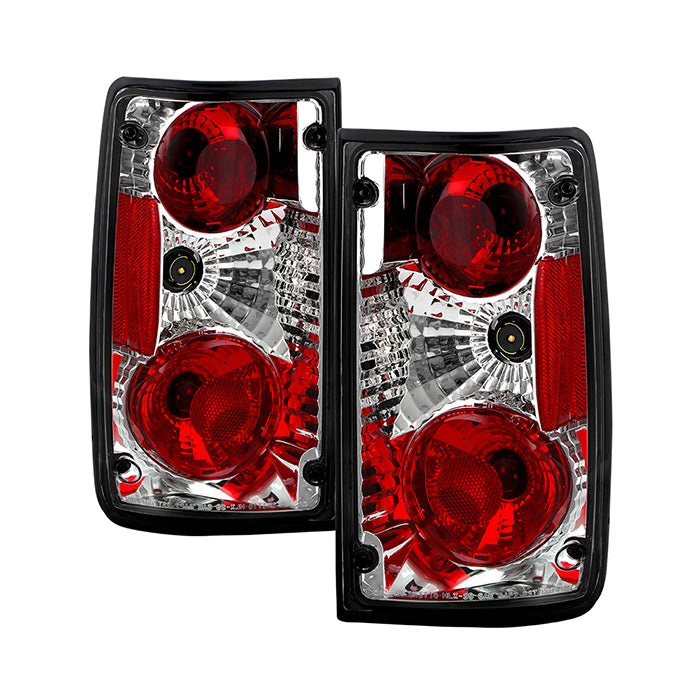 Toyota Pick Up 89-95 Euro Style Tail Lights - Chrome