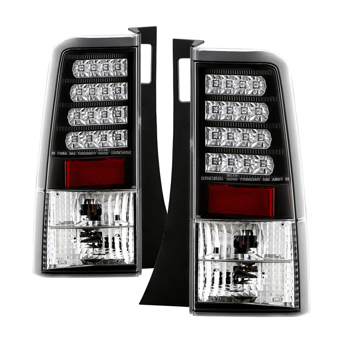 Scion XB 03-07 Version 2 LED Tail Lights - Black