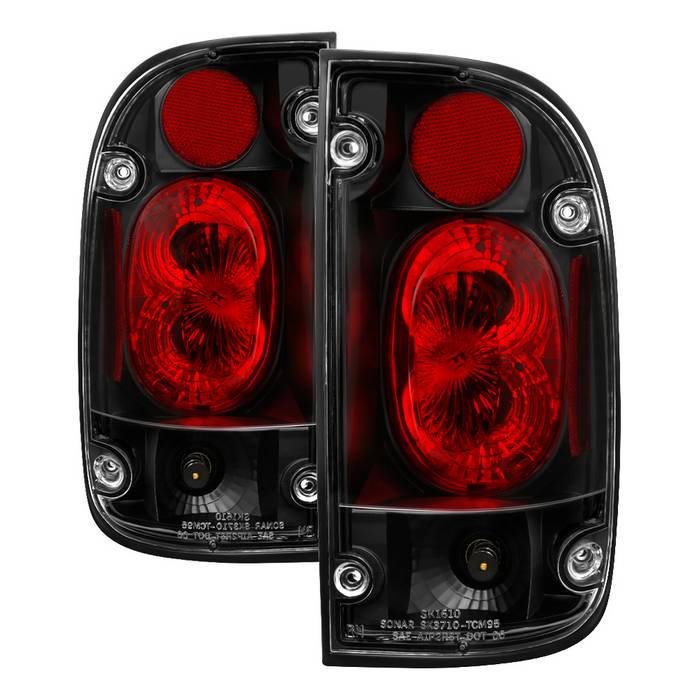 Toyota Tacoma 01-04 Euro Style Tail Lights - Black