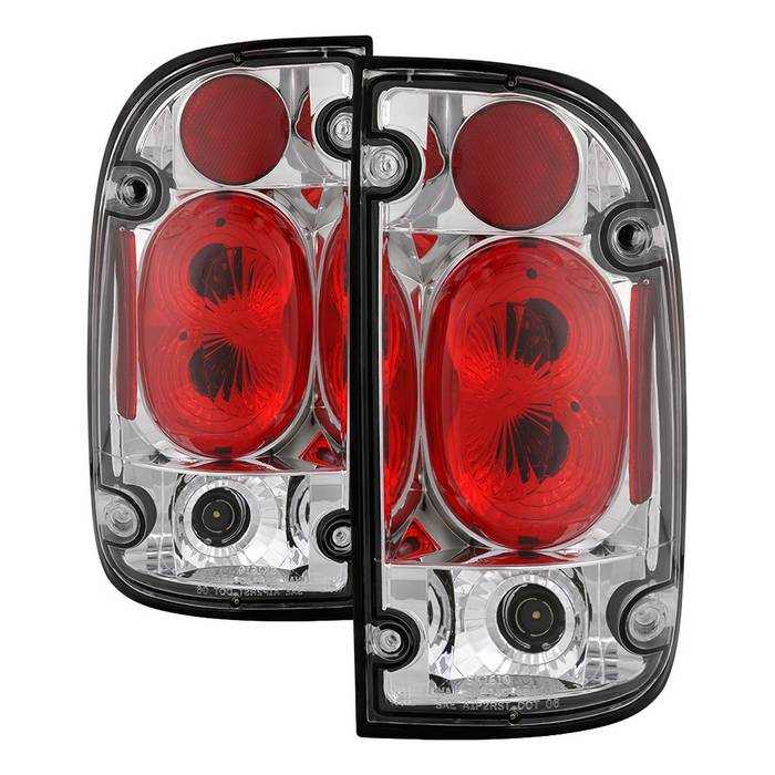 Toyota Tacoma 01-04 Euro Style Tail Lights - Chrome