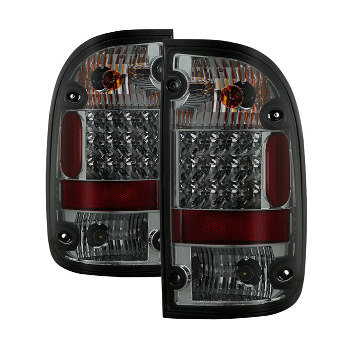 Toyota Tacoma 01-04 LED Tail Lights - Smoke