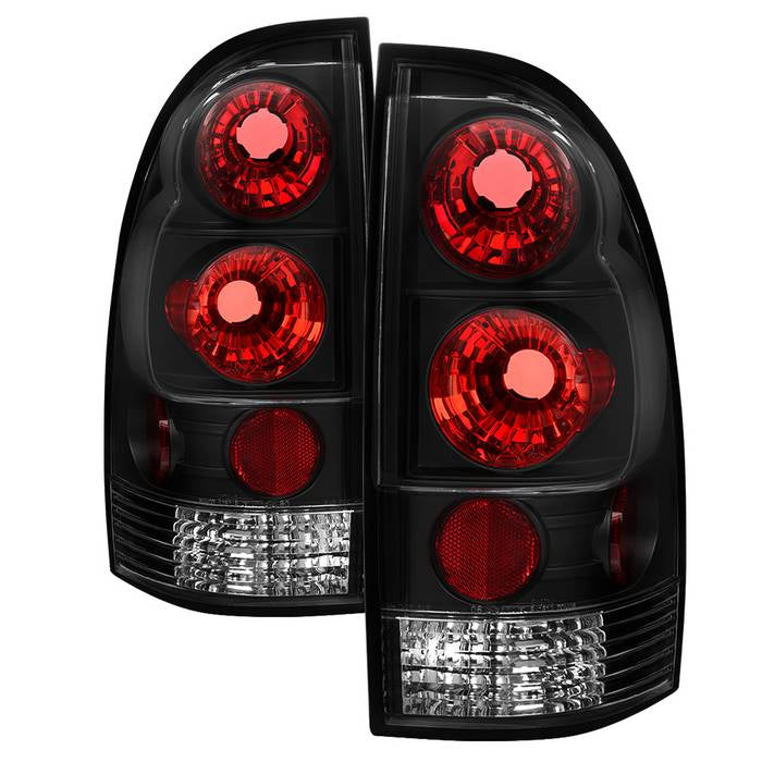 Toyota Tacoma 05-15 Euro Style Tail Lights (not compatible with factory equipped led tail lights) - Black