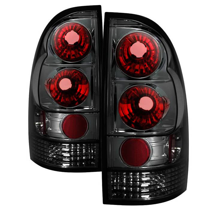 Toyota Tacoma 05-15 Euro Style Tail Lights (not compatible with factory equipped led tail lights) - Smoke