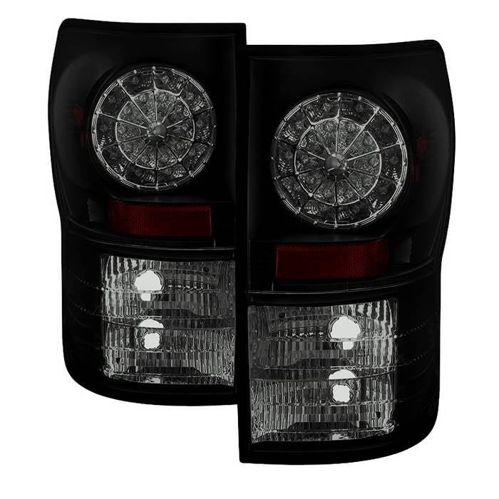 Toyota Tundra 07-13 LED Tail lights - Black Smoke