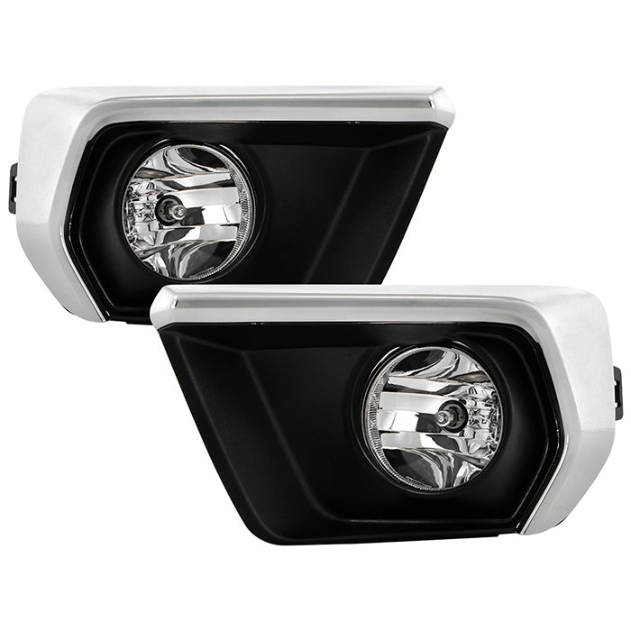 ( Spyder ) Chevy Colorado 2021-2023 OEM Style Fog Lights w/Switch - ( Bulbs Size -  P19 12V 19W ) - Clear