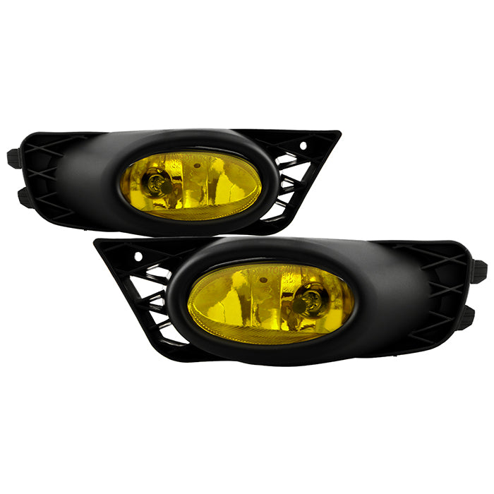 Honda Civic 09-11 4Dr OEM Fog Lights W/Switch- Yellow