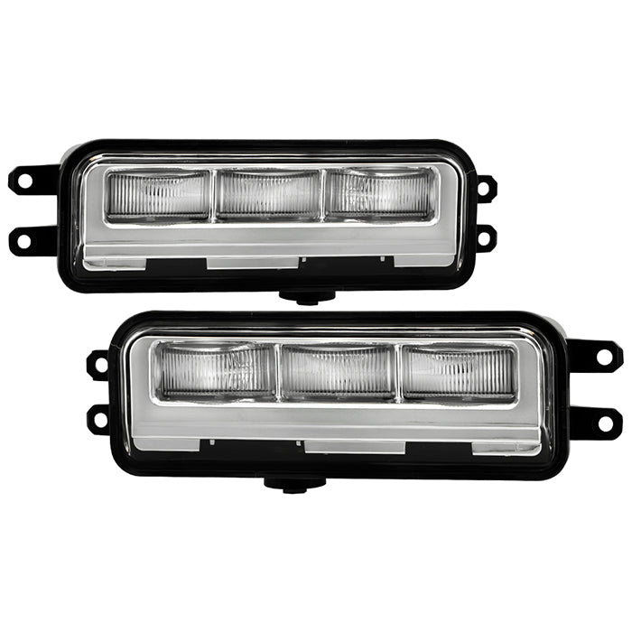 ( Spyder ) Toyota Tundra 2022-2023 OEM Full LED Fog Lights W/Switch - Clear ( Bulb Size - LED )