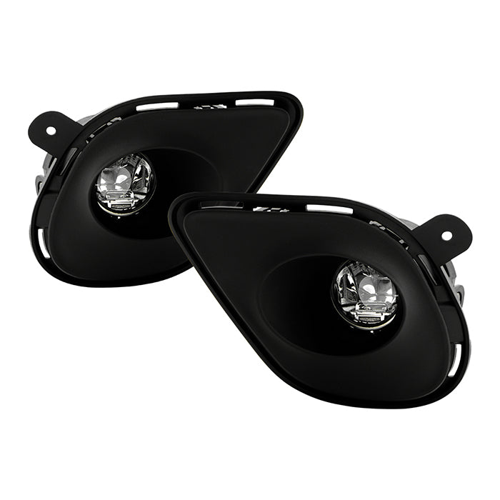 ( Spyder ) Dodge Charger 2015-2019 SRT Models (with Hood Scoop Models Only ) OEM Full LED Fog Lights W/Universal Switch ( Bulb Size - 10W LED )