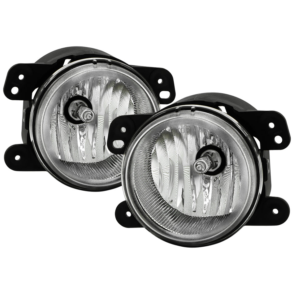 Dodge Magnum 05-08 / Journey 09-10 / Chrysler 300 05-10 ( 5.7L W/ Touring ) / PT Cruiser 06-09 / Jeep Wrangler 07-09 OEM Fog Lights W/Switch - Clear