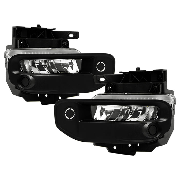 ( Spyder ) Dodge Ram 2019-2022 1500 Only ( Do Not Fit 2500/3500 ) OEM Full LED Fog Lights W/Universal Switch ( Bulb Size 5W LED x2 )