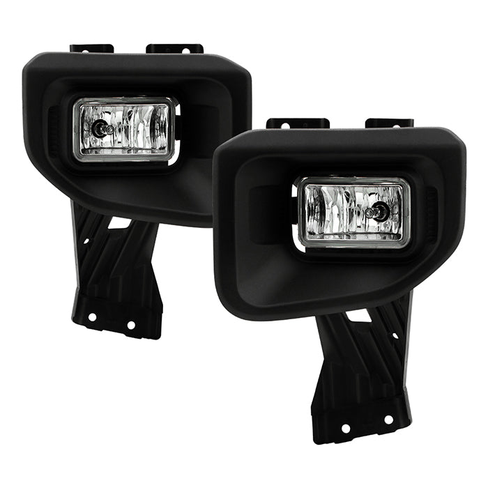 ( Spyder ) Ford F250 F350 Superduty 2020-2022 OEM Style Fog Lights - With Switch - ( Bulbs Size - 9005 12V 42W ) - Clear