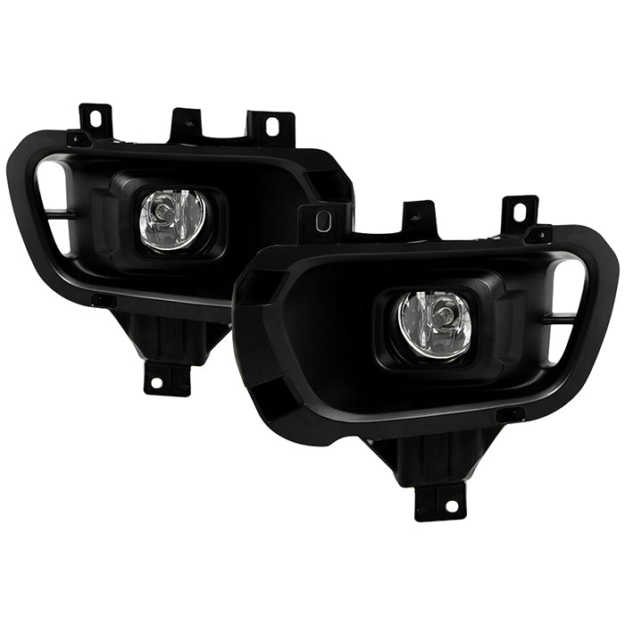 ( Spyder ) Ford Ranger 2019-2021 Halogen OEM Style Fog Lights w/Switch - ( Bulbs Size - H8 12V 35W ) - Clear