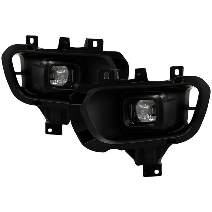 ( Spyder ) Ford Ranger 2019-2021 Full LED OEM Style Fog Lights w/Switch - ( Bulbs Size - 5W LED ) - Clear