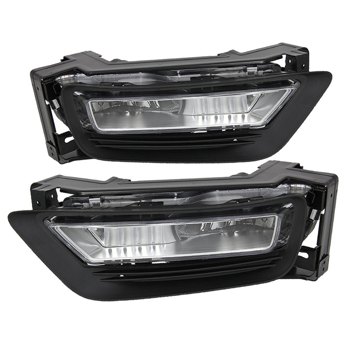 Honda Accord 2013-2015 4Dr OEM Fog Lights  W/Switch- Clear