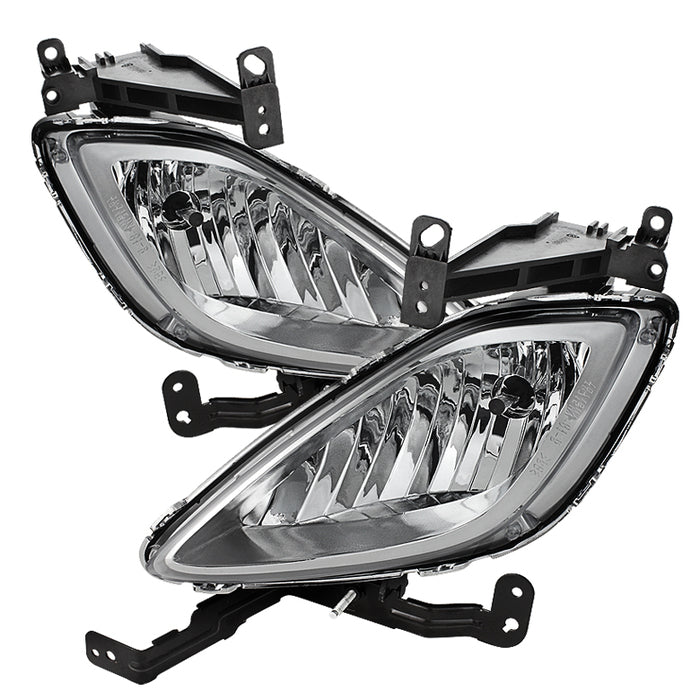 Hyundai Elantra 2011-2013 OE Style Fog Lights W/Switch - Clear