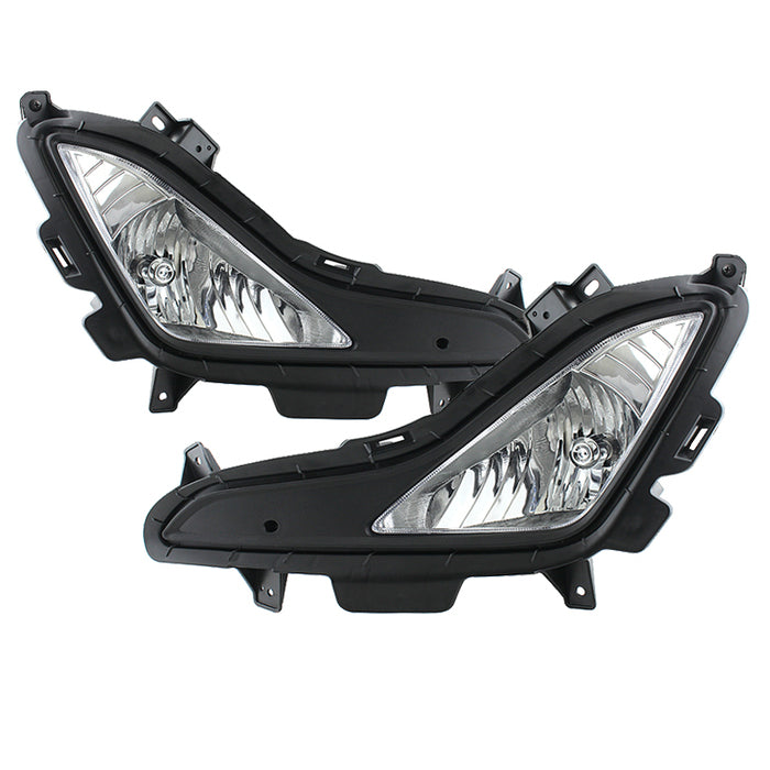 Hyundai Elantra 2014-2016 OEM Style Fog Lights W/Switch - Clear