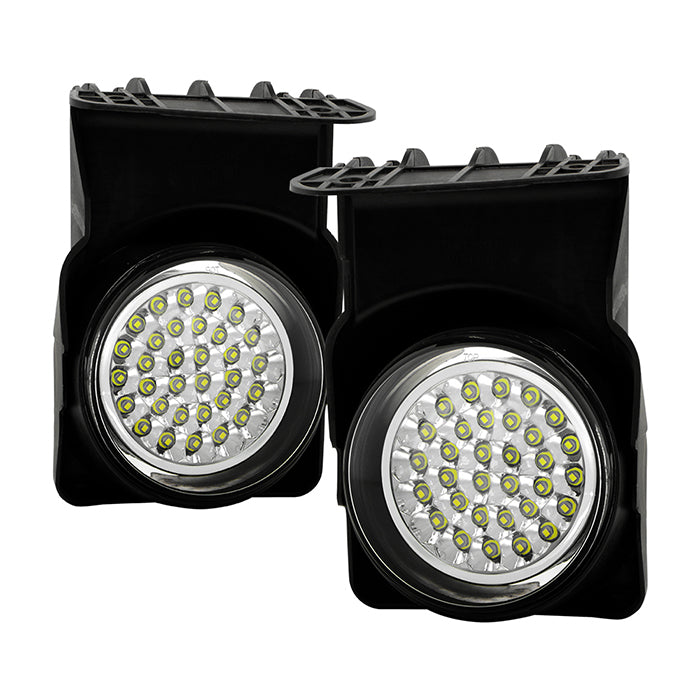 GMC Sierra 1500/2500/3500 03-06 / Sierra 1500HD/2500HD 03-06 LED Fog Lights w/Switch - Clear