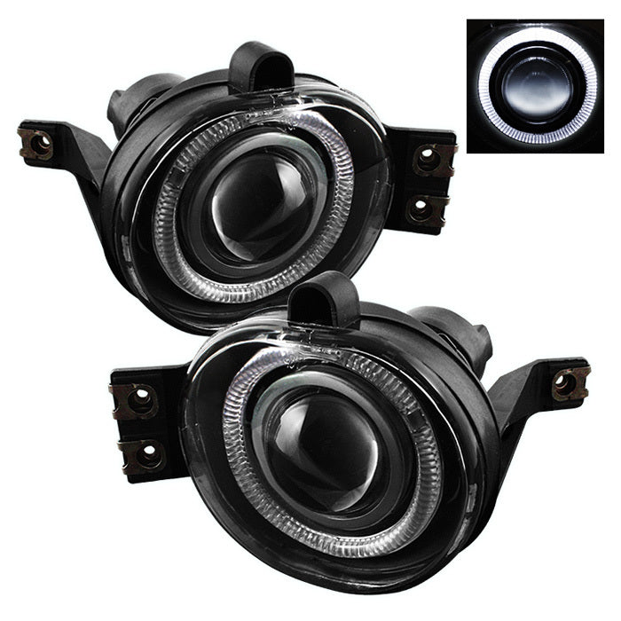 DODGE RAM 1500 2002-2005/DODGE RAM 2500/3500 2003-2006 Halo Projector Fog Lights w/Switch - Clear